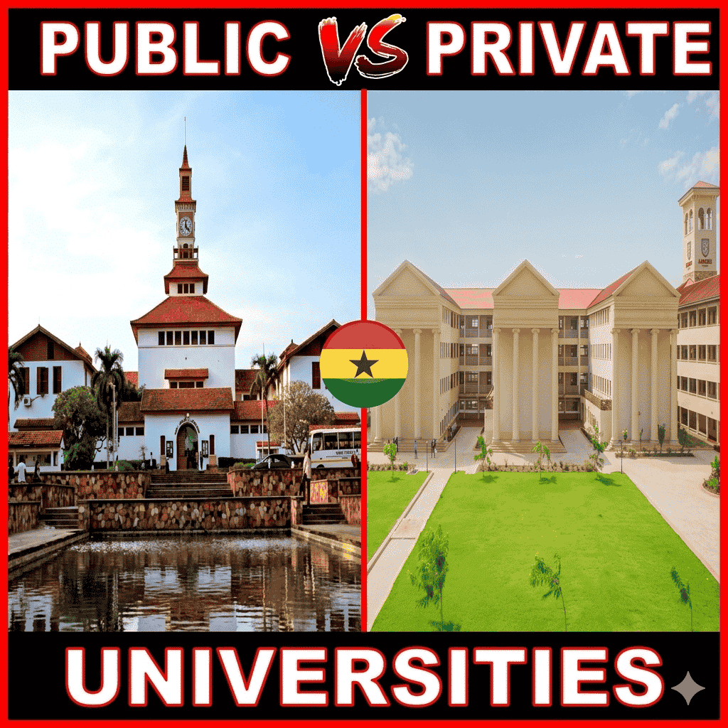 Public vs Private Universities in Ghana