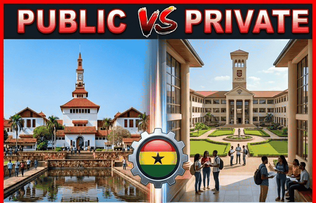 Public vs Private Universities in Ghana